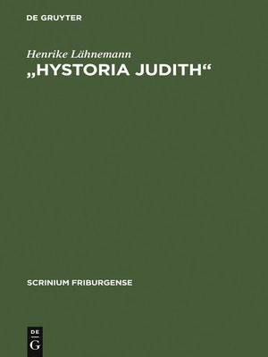 cover image of "Hystoria Judith"